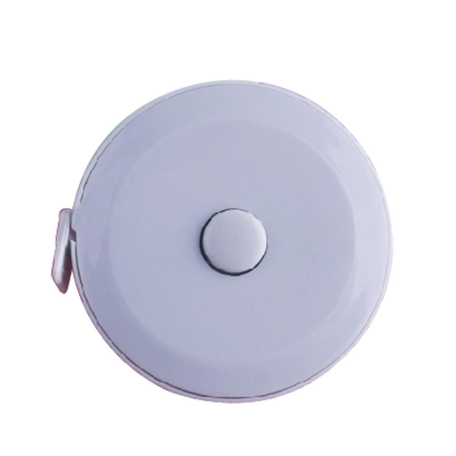 巻取りボタン付きメジャー 巻き尺 2m 裁縫 洋裁 手芸用 両面目盛 200cm 79inch バスト ウエスト 測定 インチ センチ メジャー 服 巻尺 オートメジャー |  | 02