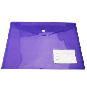 A4 クリアファイル カラー ファイルケース a4 クリアホルダー ボタン式 封筒型ファイル 透明カラー 6色 6枚セット 横型 タグポケット付き |  | 10