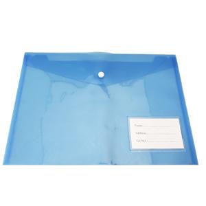 A4 クリアファイル カラー ファイルケース a4 クリアホルダー ボタン式 封筒型ファイル 透明カラー 6色 6枚セット 横型 タグポケット付き |  | 07