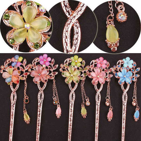 かんざし 簪  ヘアアクセサリー 髪まとめ お花 和装 髪飾り 一本差し 大人 レディース 女性 |  | 01