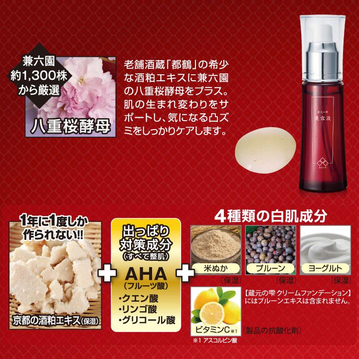 粋桜 分裂酵母エキス 美容液 Amazon | 【 蔵元の雫 】 さくら酵母美容液 美容液 30ml 酒粕