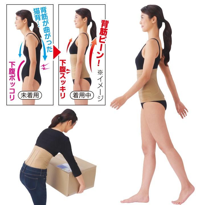 インナー 腰サポーター 腰痛 猫背 背筋を伸ばす 美姿勢 サポーター M L L Ll Z1158 医学博士監修 薄手 ボーン入り 男女兼用 ステージ発表会衣装のアビバーレ 通販 Yahoo ショッピング