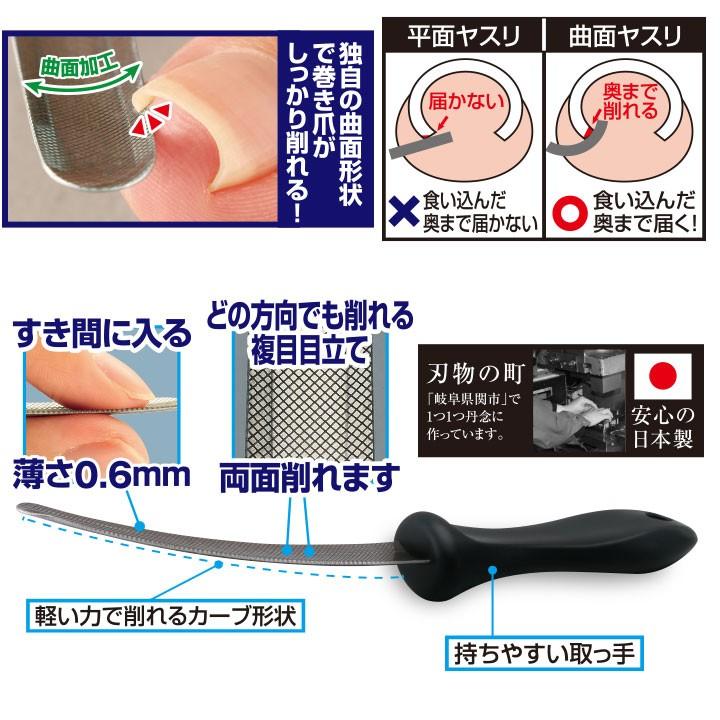足のお悩み プラスウォーク巻き爪すき間ヤスリ Z1210 爪やすり フットケア ネイルケア ステージ発表会衣装のアビバーレ 通販 Yahoo ショッピング