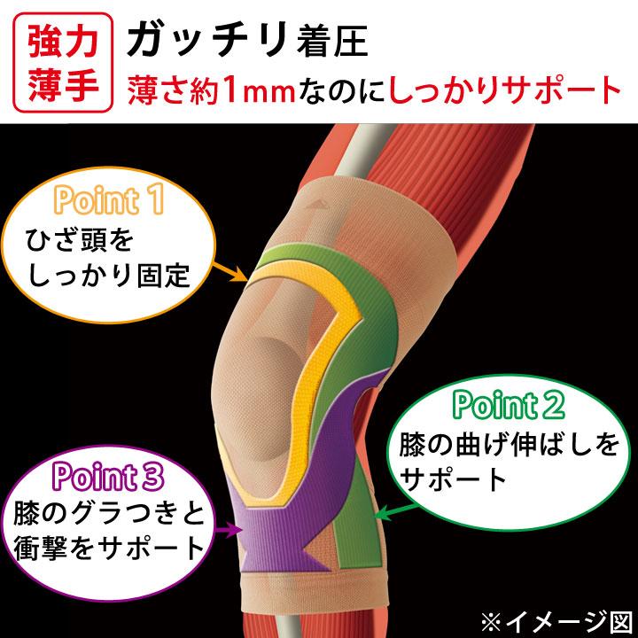 菊池式 ひざ曲げひざ楽いきいきサポーター 2枚組 Z1798 ひざ