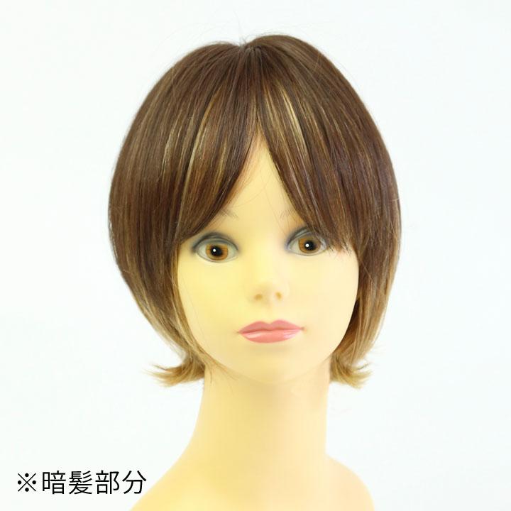 PRISILA 白髪隠しウィッグ（分け目タイプ）Z1844 部分ウィッグ 頭頂部