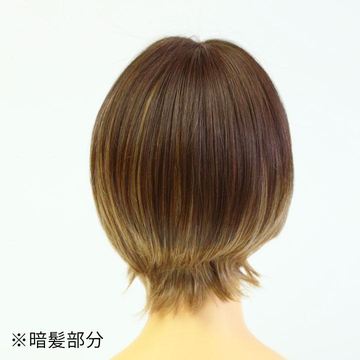 PRISILA 白髪隠しウィッグ（分け目タイプ）Z1844 部分ウィッグ 頭頂部