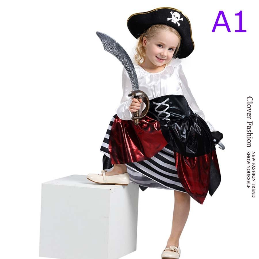 キッズキャプテン キッズ 子供服 女の子 コスプレ ハロウィン 海賊 クリスマス 子供用 ディズニー コスチューム ディズニー 海賊王 3点セット Pfd8021 Clover Fashion 通販 Yahoo ショッピング