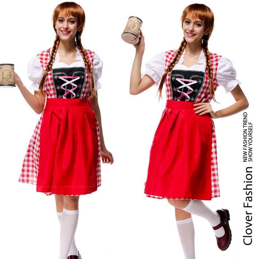 ハロウィン 16新作 バイエルン地方 大人用 衣装 民族衣装 ハロウィン ビールガール フェスト メイド ミニドレス 大人用 女性用 ピンク レッド Ps Clover Fashion 通販 Yahoo ショッピング