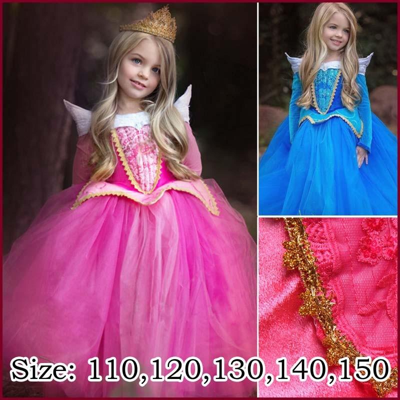 眠れる森の美女 シンデレラ プリンセス キッズコスチューム 衣装 プリンセス ドレス ワンピース 仮装 110 1 130 140 150 Xrz Clover Fashion 通販 Yahoo ショッピング