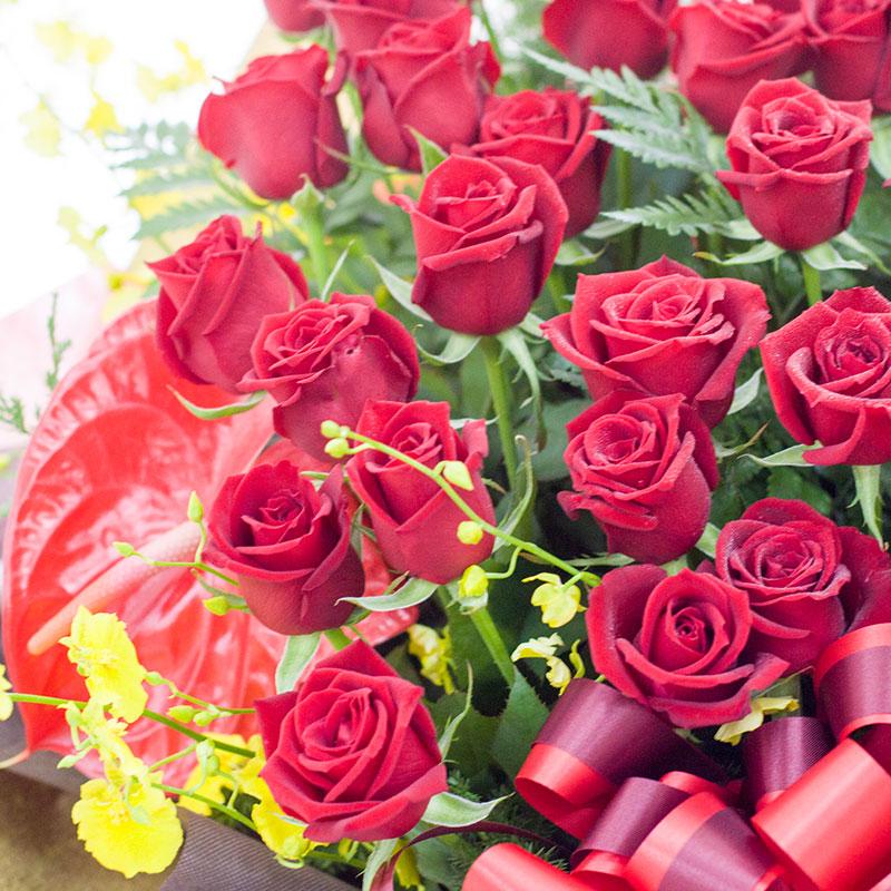 バラ60本 フラワーアレンジメント 花 ギフト プレゼント 送料無料 生花