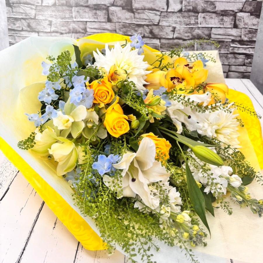 花束 3Lサイズ 花 ギフト プレゼント 送料無料 季節の花束 お誕生日