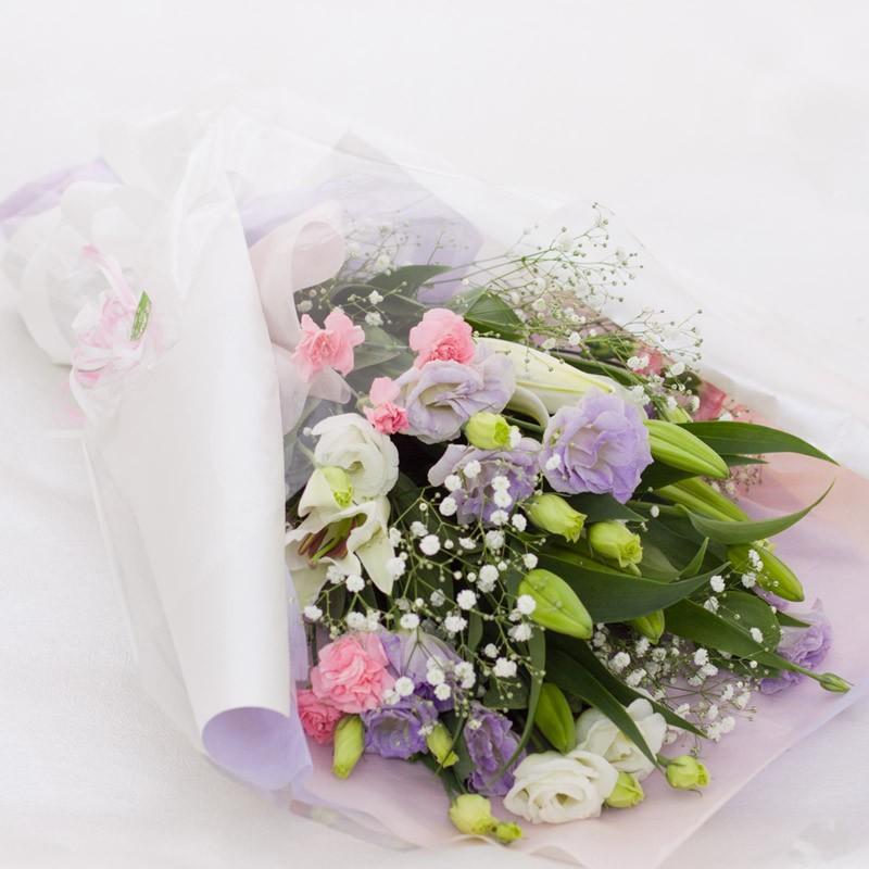 彼岸 お供え 生花 花束 花 お墓参り 仏壇 弔事用 花材おまかせ 法事 仏壇 四十九日 ご命日 お供え花束mサイズ Fb O 02 あぼんりーの花 通販 Yahoo ショッピング