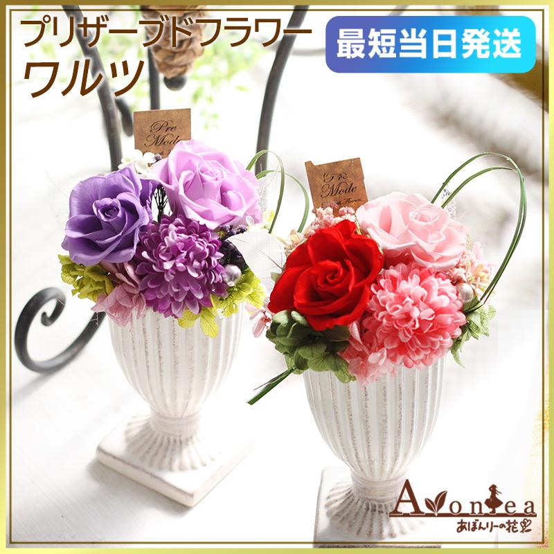 プリザーブドフラワー 枯れないお花 花 ギフト プレゼント 誕生日 記念日 ナチュラル フラワーギフト 贈り物 ワルツ Pr Walz あぼんりーの花 通販 Yahoo ショッピング