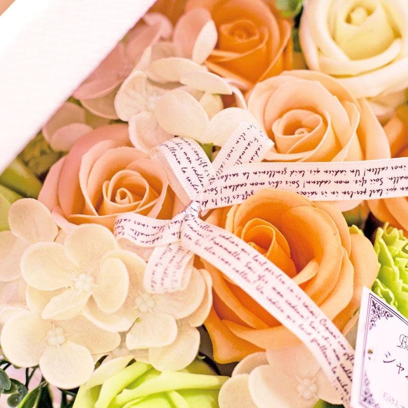 送別 ソープフラワー シャボンフラワー フラワーアレンジメント 花