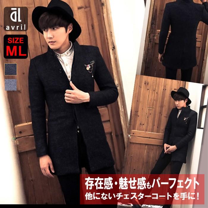 チェスターコート メンズ コート ロングコート アウター ウール メルトン アウター モッズコート メンズ 本革バッグavril 通販 Yahoo ショッピング