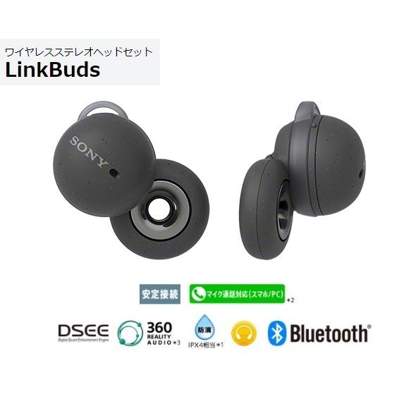 ソニー ワイヤレスステレオヘッドセット LinkBuds WF-L900 （H）グレー