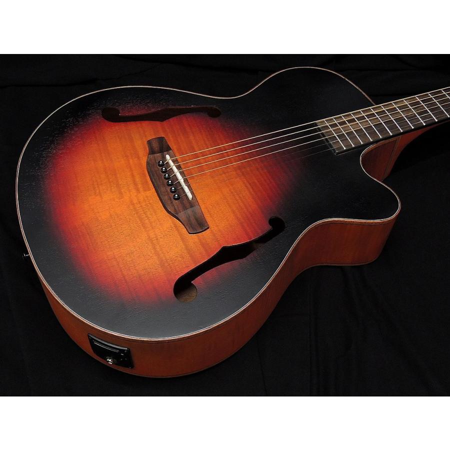 最新号掲載アイテム ARIA FET-F2 BS 別注カラー オリジナルカラー Fホールエレアコ 送料無料 アコースティックギター  ブラウンサンバースト ギター