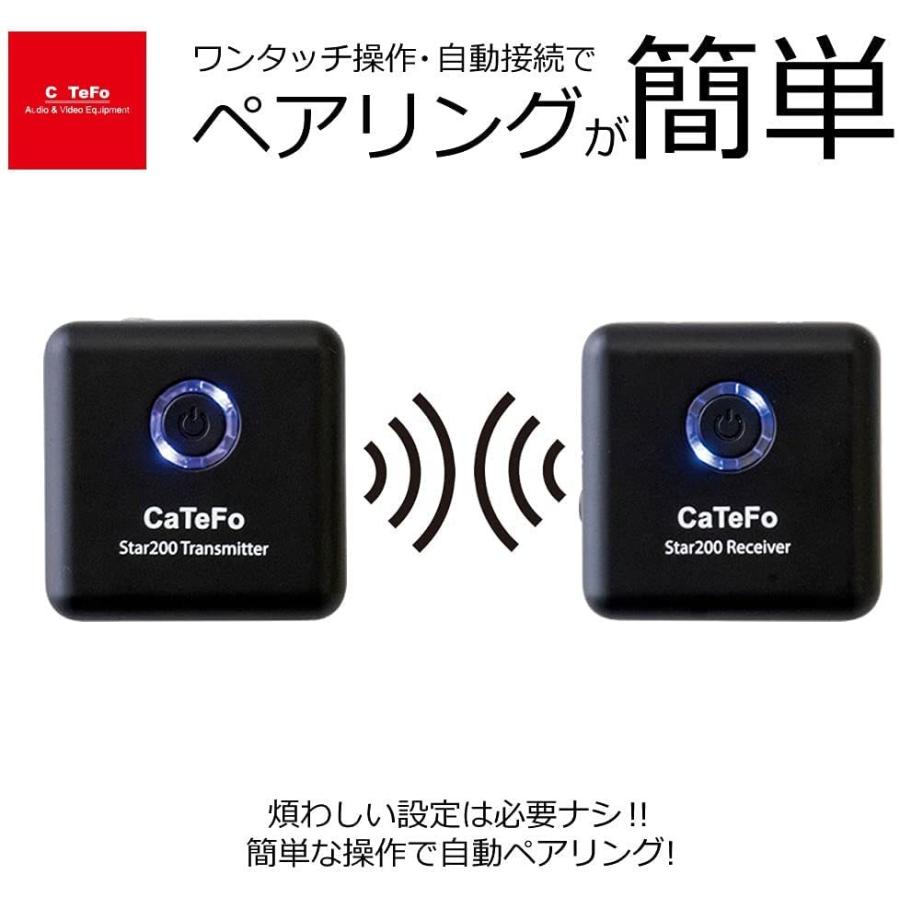 CaTeFo Star200 T1 カテフォ ワイヤレスピンマイクシステム 2.4GHz