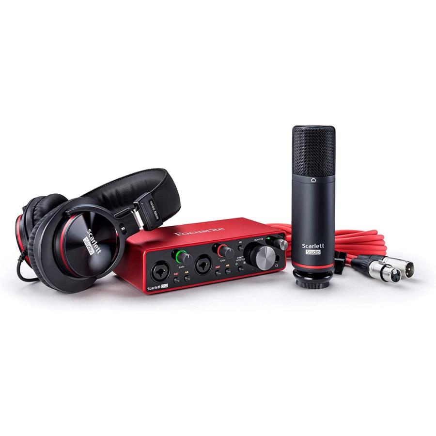FocusriteフォーカスライトScarlett 2i2 Studio G3 Focusrite Scarlett 2i2 Studio Pack G3 USB 2.0 Type C スカーレット