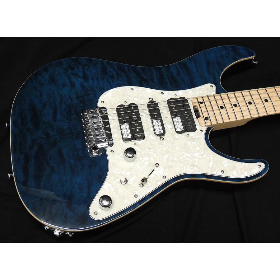Schecter ギター　青　ストラトタイプ　ロックペグ Schecter ギター 青 ストラトタイプ ロックペグ RITAO CHAN