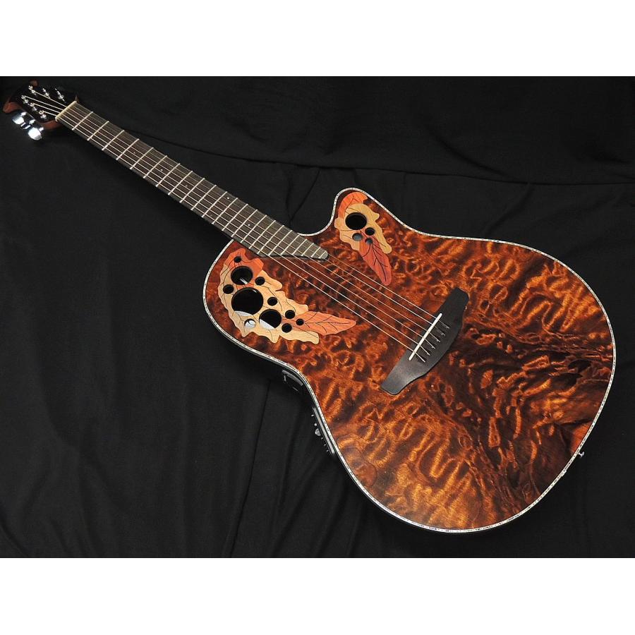 Ovation Celebrity Elite Plus CE44P-TGE-G Dark Tiger Eye 