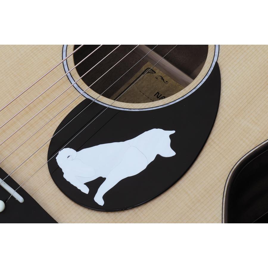 NATASHA DOG ナターシャ 柴犬 モチーフ アコースティックギター グロス
