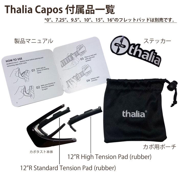 Thalia Capos タリア カポ Exotic Shell DRAGON ABALONE 24K Gold ギター 12インチフレッドパッド付属 ドラゴン アバロンの画像