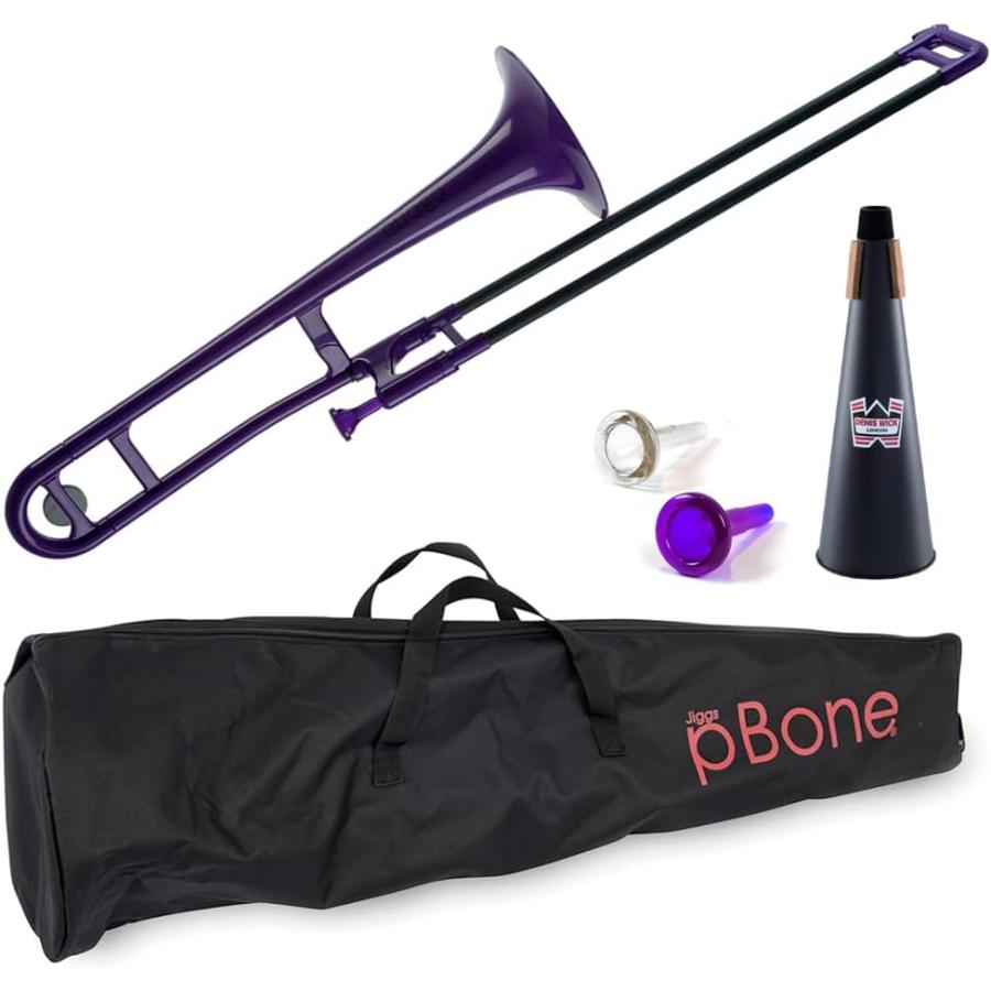 【即購入不可】pBone プラスチック製トロンボーン パープル pInstruments PURPLE プラスチック製管楽器 テナートロンボーン