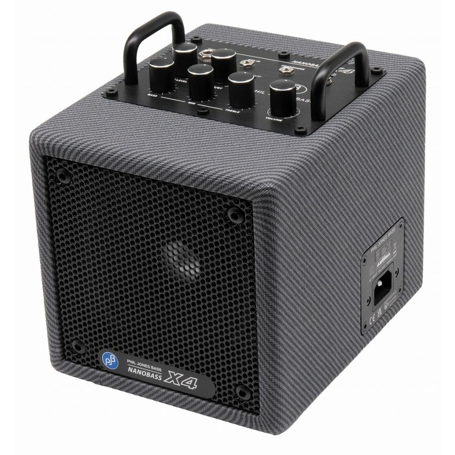 Phil Jones Bass PJB NANOBASS X4 Black Tweed フィルジョーンズ プロ仕様小型ベースアンプ Bluetooth ブラックツイード 限定カラーの画像