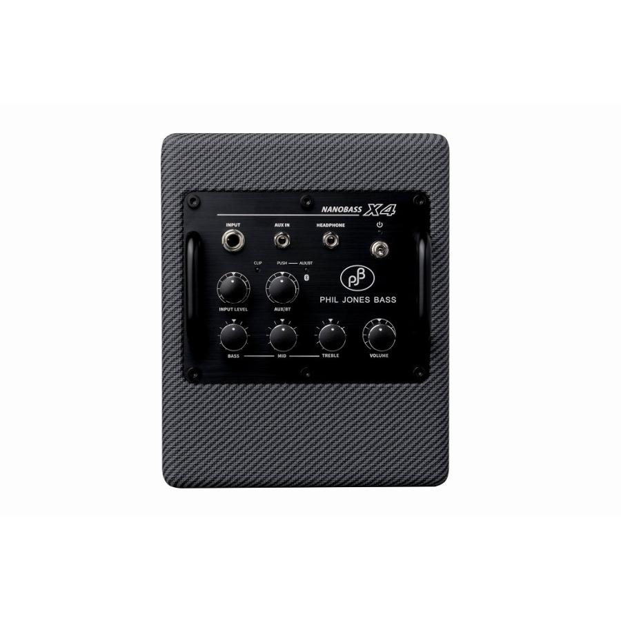 Phil Jones Bass PJB NANOBASS X4 Black Tweed フィルジョーンズ プロ仕様小型ベースアンプ Bluetooth ブラックツイード 限定カラーの画像