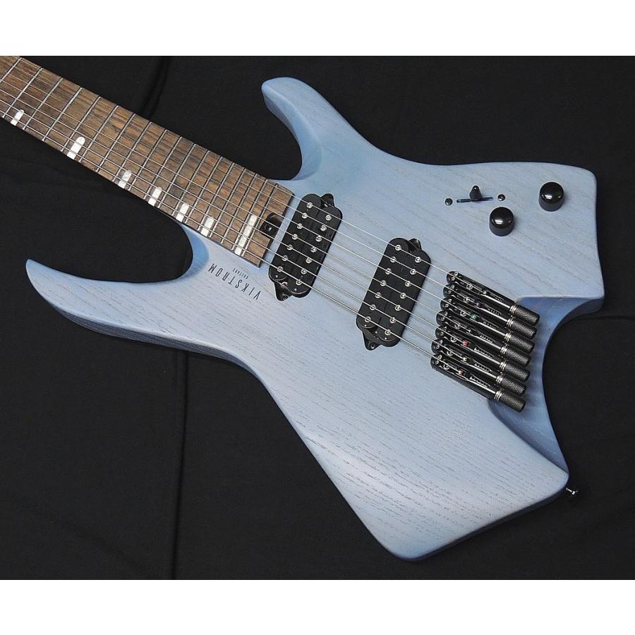 VIKSTROM GUITARS VSMH-270 PBL Pale Blue ヴィクストロムギターズ 7弦ギター ヘッドレスギター エレキギター アウトレットの画像