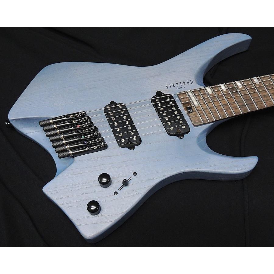 VIKSTROM GUITARS VSMH-270 PBL Pale Blue ヴィクストロムギターズ 7弦ギター ヘッドレスギター エレキギター アウトレットの画像