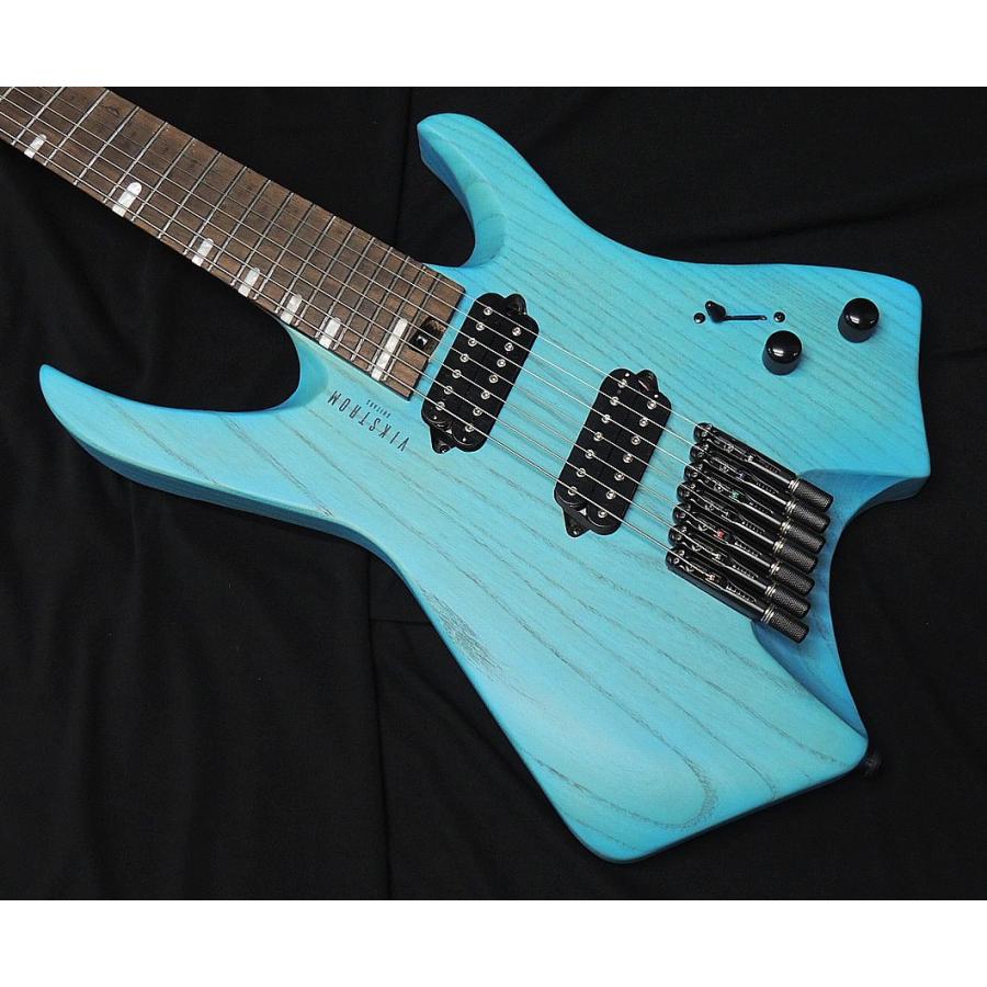 もんもん木軸ペン　ラッカー仕上げ　楽器　ギター VIKSTROM GUITARS VSMH-270 SBL Sky Blue ヴィクストロムギターズ 7弦