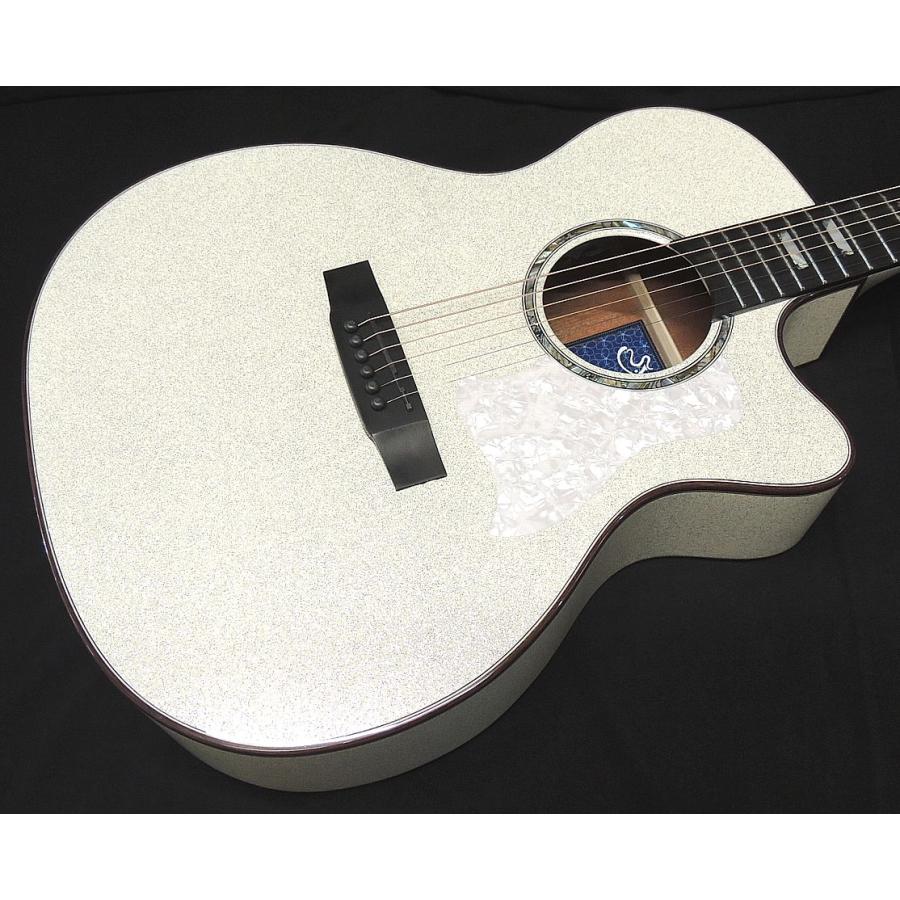 S.Yairi YATK-1400EC WHG ホワイトグリッター Fishman ヤイリ エレクトリック アコースティックギター エレアコ 新仕様_2