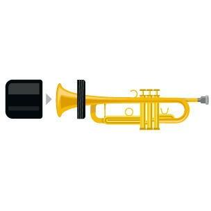 Brass Gear HOME MUTE トランペット用 練習用 プラクティス ミュート
