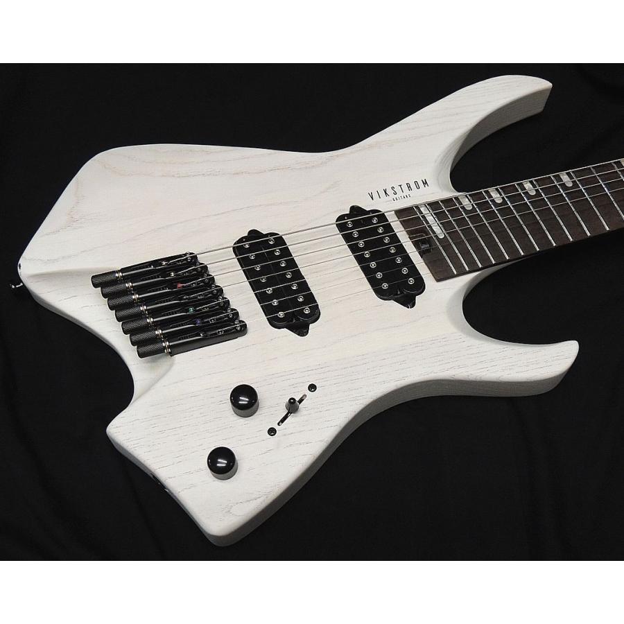 VIKSTROM GUITARS VSMH-270 TWH Trans WH ヴィクストロムギターズ ヘッドレスギター エレキギター 7弦ギター アウトレットの画像