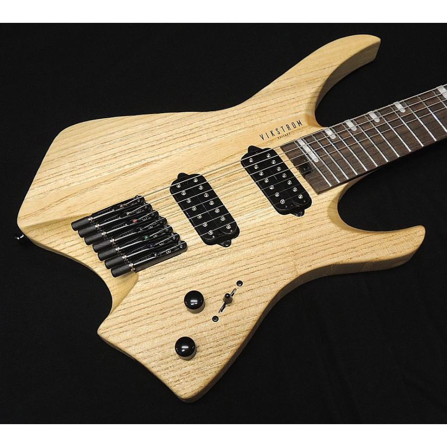 ギター VIKSTROM VSMH-270 Natural VIKSTROM VSMH-270 Natural 特価品 マルチスケール 7弦 ヘッドレス