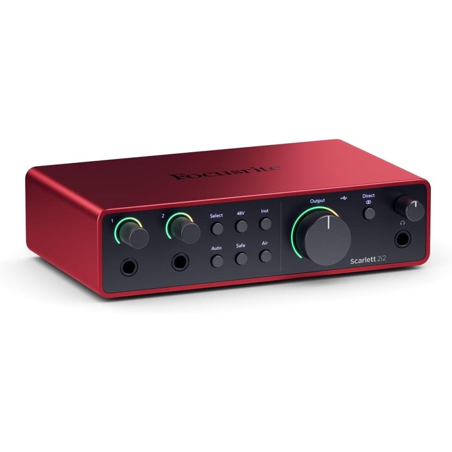 Focusrite Scarlett 2i2 第4世代 録音に必要なすべてのソフトウェア 