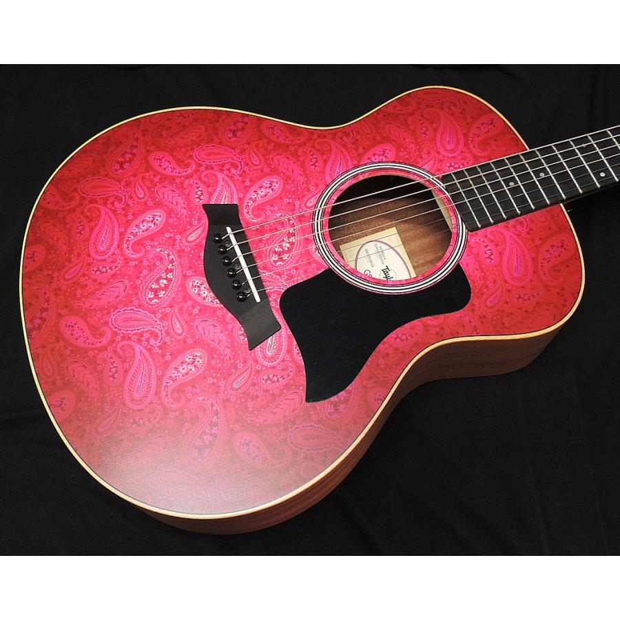 Taylor GS Mini-e Special Edition Fuchsia Pink Paisley テイラー エレアコ エレクトリック ミニ ギター ピンク ペイズリーの画像