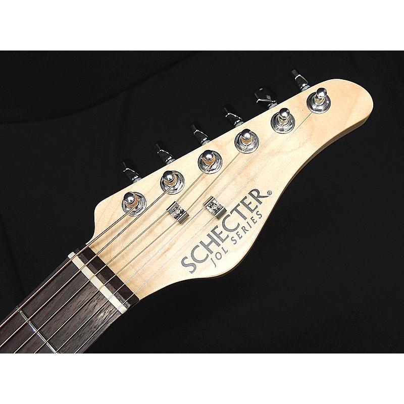 SCHECTER OL-FL-2 SNTL シェクター 薄胴 アコースティックギター エレアコ テレキャスターシェイプ サテン ナチュラル パッシブ仕様_4