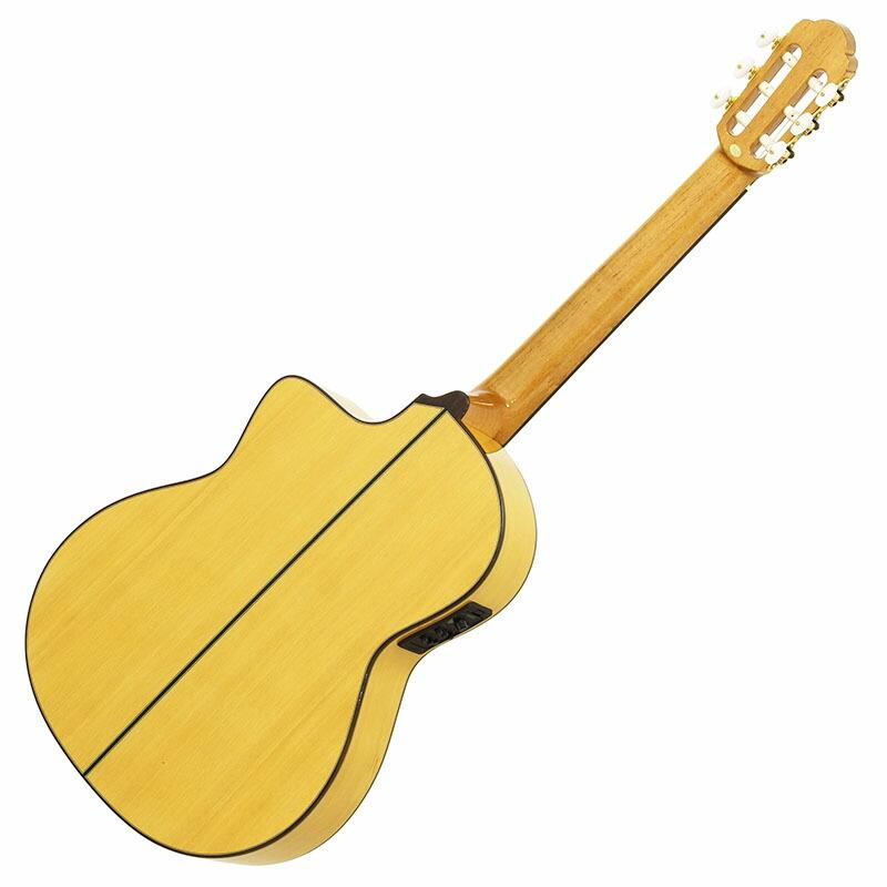 Martinez MFG-AS-CET フラメンコギター ・薄胴エレガット/トップ