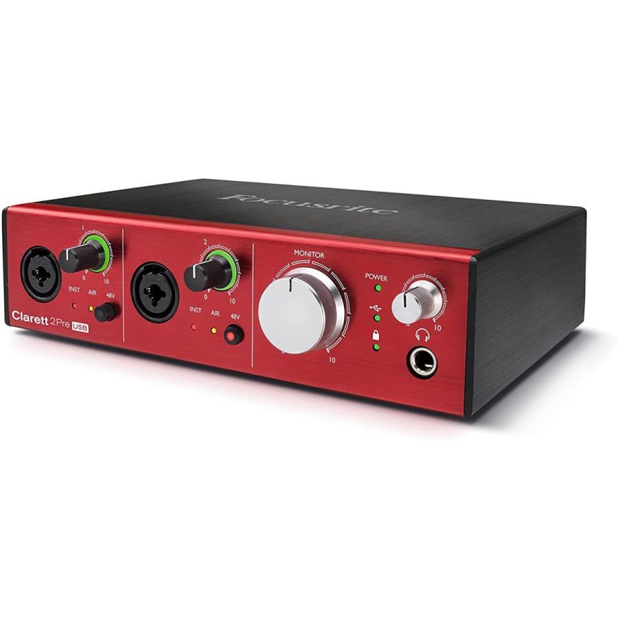 Focusrite フォーカスライト オーディオインターフェイス 10イン/4