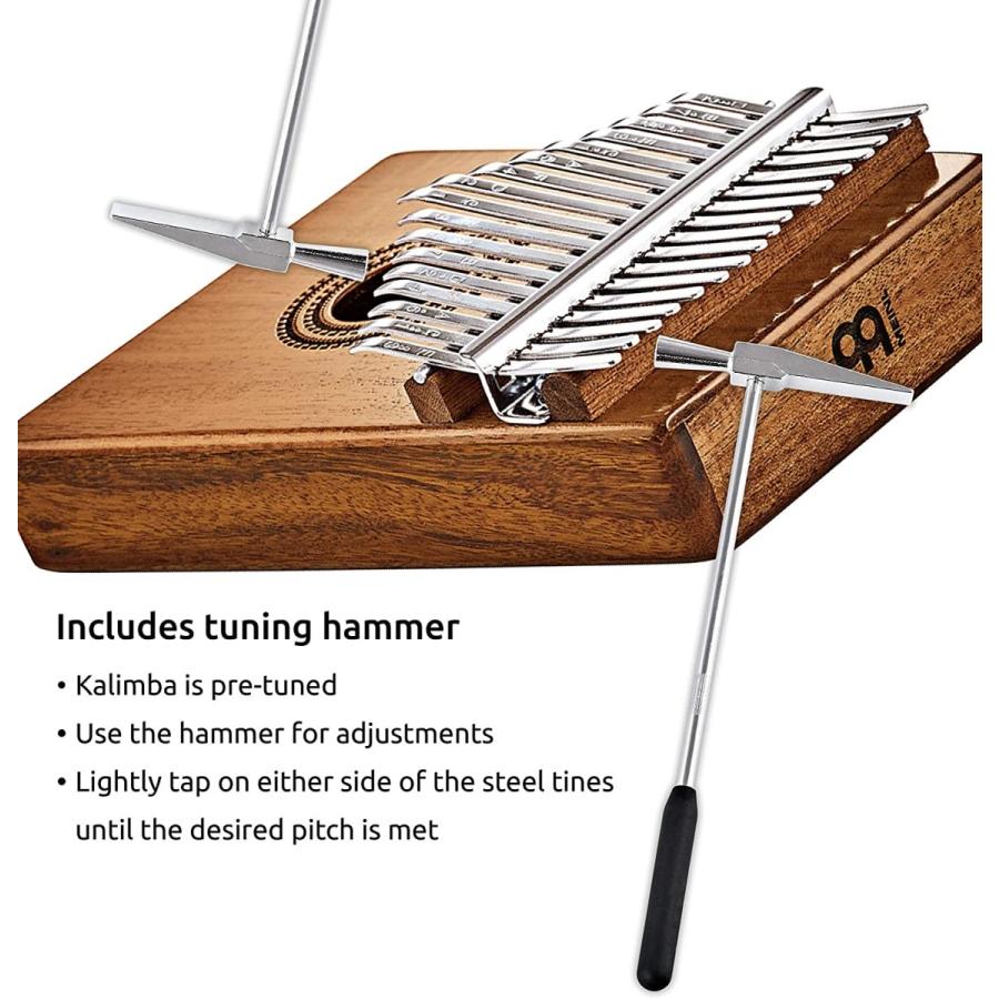 【美品】マイネル カリンバ Solid Kalimba 17鍵盤 MEINL Sonic Energy 17 notes Sound Hole Kalimba, Maple & Acacia
