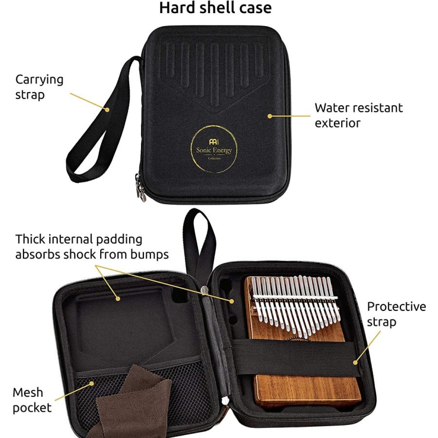 MEINL マイネル KL1707H カリンバ 17音 美品 ケース付 MEINL（マイネル） Sonic Energy カリンバ Soundhole Kalimba アカシア