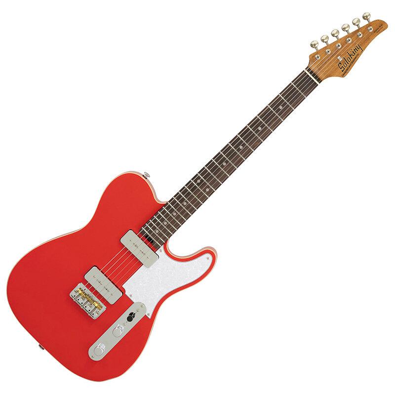 Soloking MT-1 Deluxe P90 FSR Fiesta Red ソロキング テレキャスター