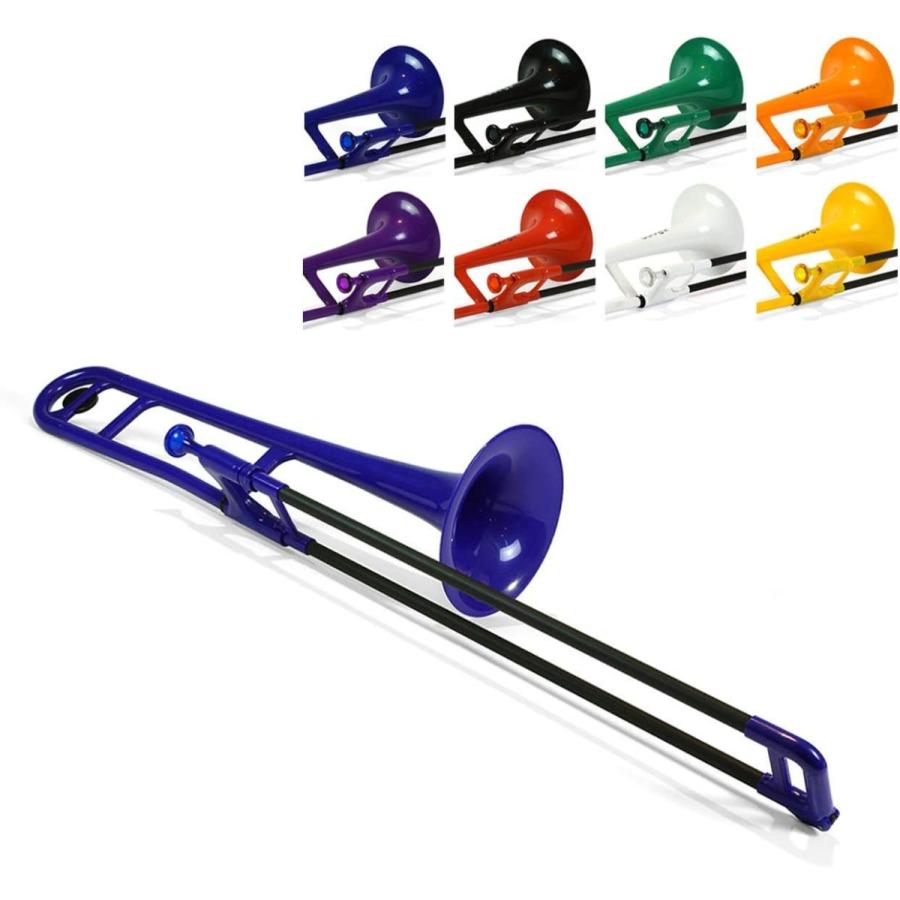 pInstruments 可塑性物質製管楽器 Bb テノールトロンボーン pBONE 軽さ\u0026高耐久ABS製 バイオ厚地の外套抗菌 PBONE1B 青碧 楽器、手芸、コレクション-楽器、器材-トロンボーン