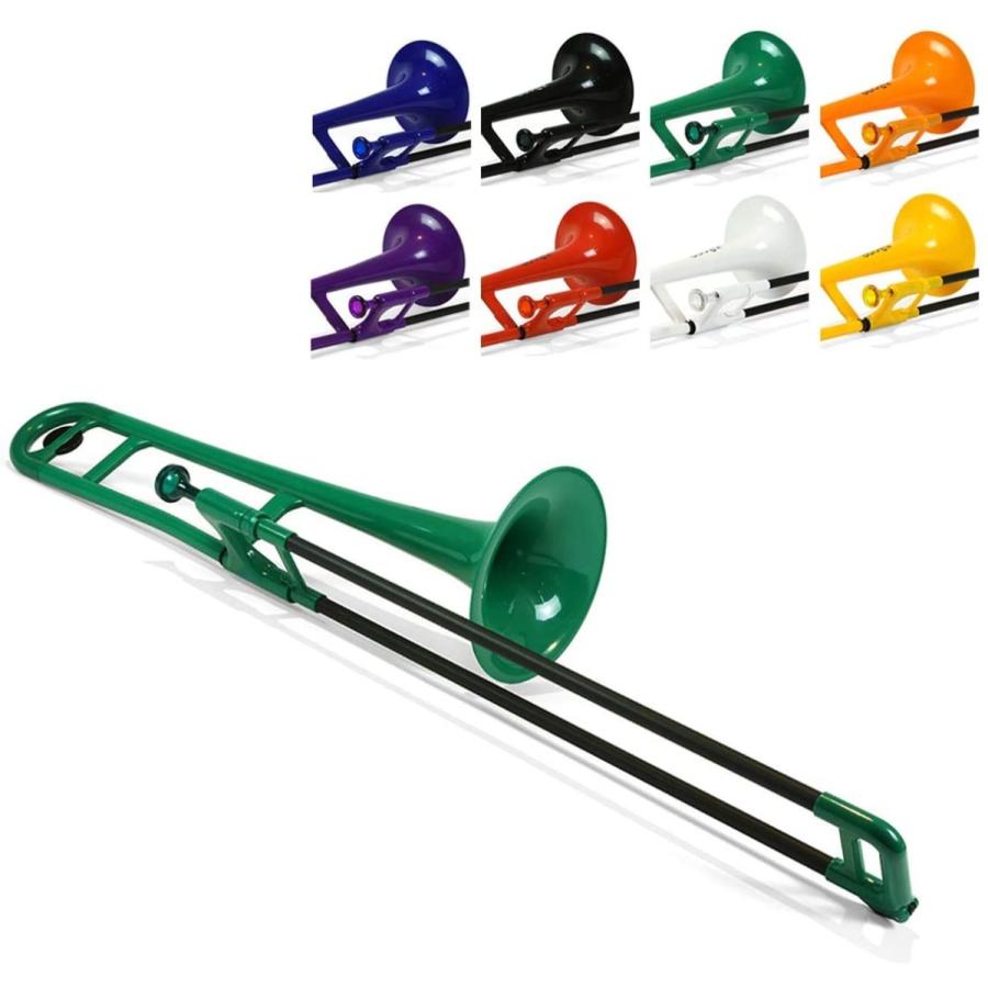 pInstruments 可塑性物質製管楽器 Bb テノールトロンボーン pBONE 軽さ\u0026高耐久ABS製 バイオ厚地の外套抗菌 PBONE1G 緑であること 楽器、器材-トロンボーン-楽器、手芸、コレクション