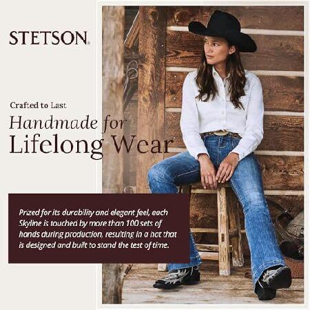 Stetson メンズ スカイライン ハット US サイズ: 7 カラー: ブラックの画像