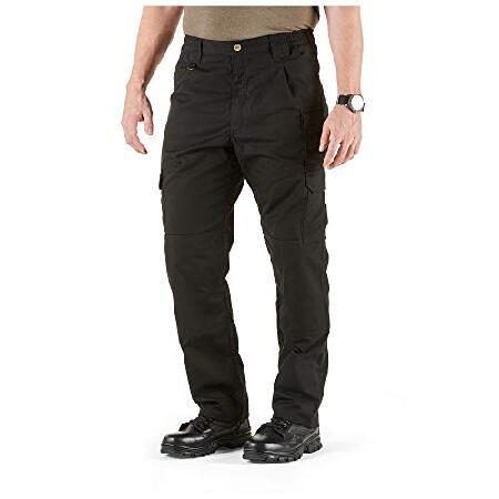 5.11 Tactical Men's Taclite Pro Lightweight Performance Pants， Cargo Pockets， Action Waistband， Black， 28W x 36L， Style 74273