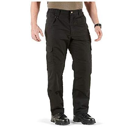 5.11 Tactical Men's Taclite Pro Lightweight Performance Pants， Cargo Pockets， Action Waistband， Black， 28W x 36L， Style 74273
